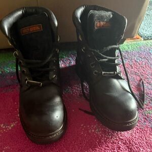 Harley-Davidson Men's Black Leather Boots